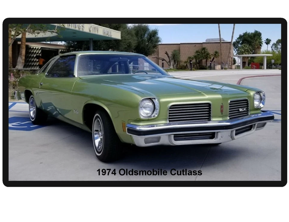 1974 Oldsmobile Cutlass Supreme  Auto Refrigerator / Tool Box Magnet  - Image 1 of 1