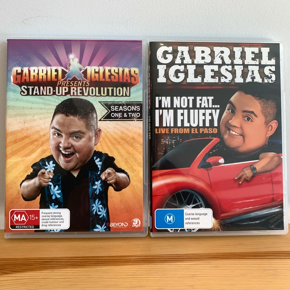 Gabriel Iglesias Stand Up Revolution Seasons 1 & 2 + I'm Not Fat I'm Fluffy VGC - Image 1 of 4