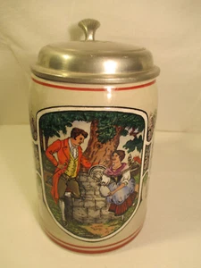 Modernismo Westerwald Jarra de Cerveza Con Marca Cerveza Piedra - Picture 1 of 6