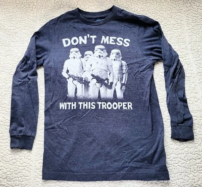 Old Navy Collectabilitees Star Wars Stormtrooper Long-Sleeve T-Shirt Boy's XL - Image 1 of 4