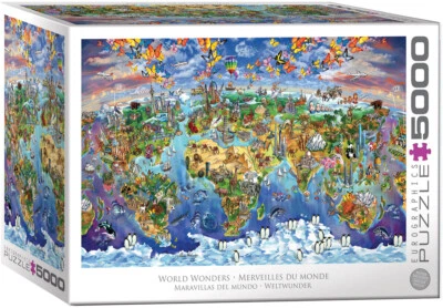 Eurographics World Wonders  5000 Piece Jigsaw Puzzle - Image 1 of 2