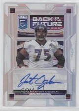 2021 Donruss Elite Back to the Future Signatures 16/49 Jonathan Ogden Auto HOF