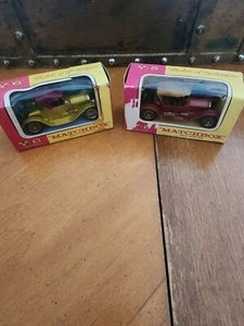 2 Matchbox Models Of Yesteryear Y-8 and Y-6  1:48 With Box - Picture 1 of 14