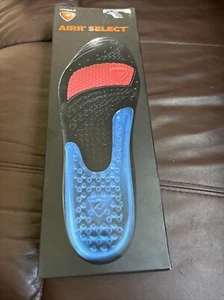 AIRR SELECT GEL ARCH SUPPORT INSOLE MENS 8/9 WOMENS 9/10 SOFSOLE Shoe Orthotic - Picture 1 of 6