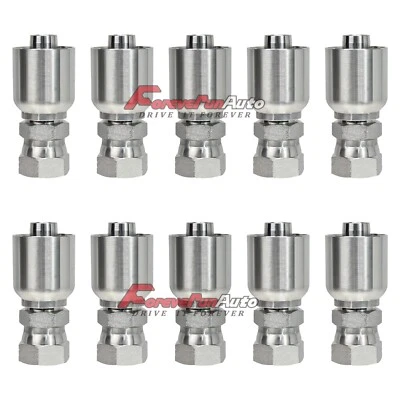 FOREVERUNAUTO 10643 16-16 HYDRAULIC HOSE FITTINGS 1" FJIC 10PK New