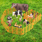 20Pcs Mini Horse Corral Fence Toy Set for Farm Figures