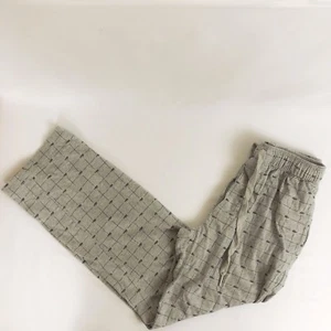 Lacoste Herren kleine Nachtwäsche Schlafanzug Pyjama Logo Print grau Lounge Hose  - Bild 1 von 6