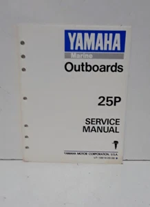 Yamaha Marine Outboards 25P Service Manual LIT-18616-00-58 1ST EDITION JULY 1990 - Picture 1 of 2