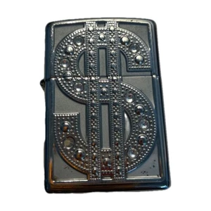ZIPPO Bling Swarovski Crystal Dollar Sign lighter 2008 - Bild 1 von 10