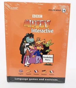 Muzzy BBC Interactive Language Games Exercises Book And DVD 14 Vocabulary Part 2 - Picture 1 of 2