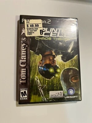 Sony Playstation 2 Black Label TOM CLANCY'S SPLINTER CELL CHAOS THEORY Sealed - Image 1 of 4