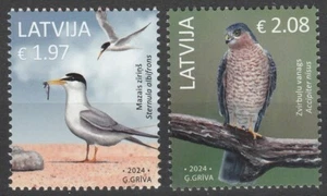 Latvia 2024 Birds 2 MNH stamps - Picture 1 of 1