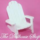 Fisher Price Loving Family Dream Dollhouse White Adirondack Chair Doll Seat