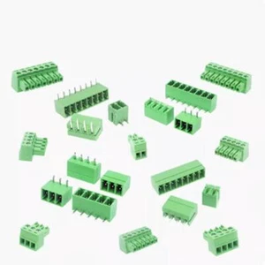 PCB Screw Terminal Block 2 to 12Pin Male Plug Female Socket 15EDG 3.81mm 5 Pairs - Picture 1 of 5