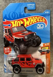 2018 Hot Wheels HW Hot Trucks 8/10 ‘17 Jeep Wrangler #84