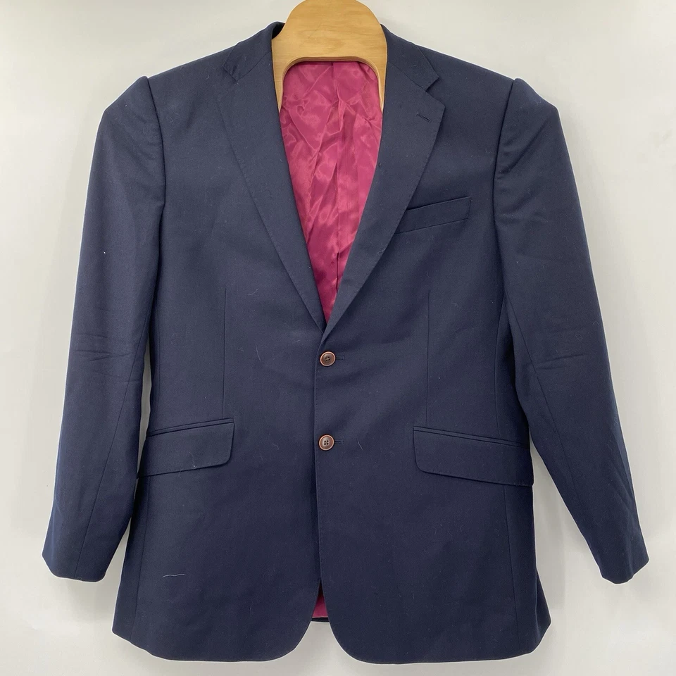 Blazer Charles Tyrwhitt Calce Ajustado Para Hombre 42R Lana Negro Abrigo Deportivo Traje Chaqueta Foto 1 de 4