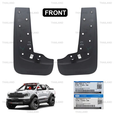 For Ford Ranger Raptor Next-Gen 2023 - '25 Front L+R Splash Mud Guards Flaps - Image 1 of 4