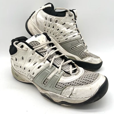 Prince t22 Mid Tennis Shoes - White & Dark Blue sz 10 (2) - Image 1 of 4