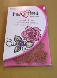 Estampillas adhesivas Heartfelt Creations clásicas flores rosas nuevas selladas HCPC-3752 - Imagen 1 de 4