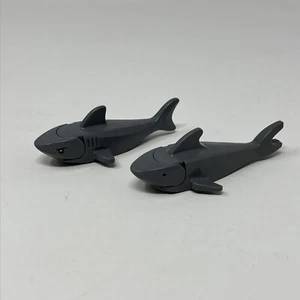 Lego Minifigure Shark Replacement Animals 14518 With Gills And 2547 EUC LOOSE - Picture 1 of 8