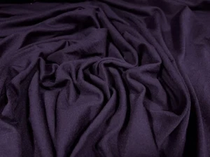 Viscose Spandex Stretch Single Jersey Knit Fabric, Per Metre - Plain - Purple - Picture 1 of 3