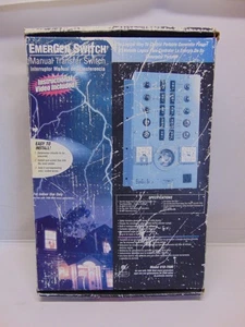 Connecticut Electric EmerGen Manueller Transferschalter 30 Amp 10 Stromkreise #10-7500 - Bild 1 von 19