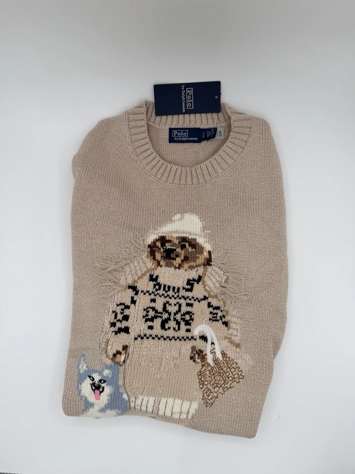 Suéter Polo Ralph Lauren Algodón Lana Oso Foto 1 de 3