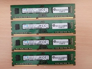 4x8GB 32GB KIT SAMSUNG DDR3 RAM 1600MHz PC3-12800U DIMM 240-pol. CL11 2Rx8 - Bild 1 von 1
