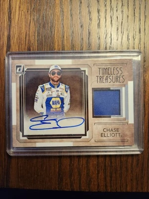 2022 Donruss NASCAR Timeless Treasures Chase Elliott Auto Patch - Image 1 of 2