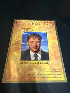 1997 The American Benefactor Premiere Issue Bill Gates Cover America’s Richest M - Picture 1 of 2