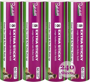 8 Inch Lint Roller Refill for Scotch-Brite Pet Extra Sticky Large Surface Roller - Picture 1 of 12