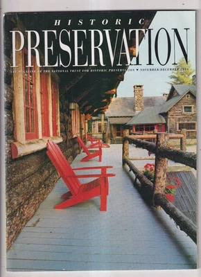 Historic Preservation November December 1994 Frank Lloyd Wright Home, Debry Summ - Image 1 of 2