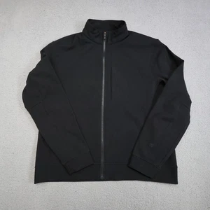 Lululemon Jacke Herren 2XL Sojourn Full Zip hoher Kragen Stretch Pullover schwarz - Bild 1 von 13