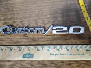 1960 1969 71 Chevy Truck Part Custom 20 Emblems Badge Original Vintage metal - Picture 1 of 3