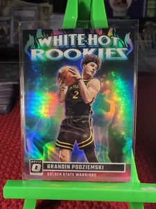 2023-24 Donruss Optic - White Hot Rookies Holo Prizm #14 Brandin Podziemski #/25 - Picture 1 of 6