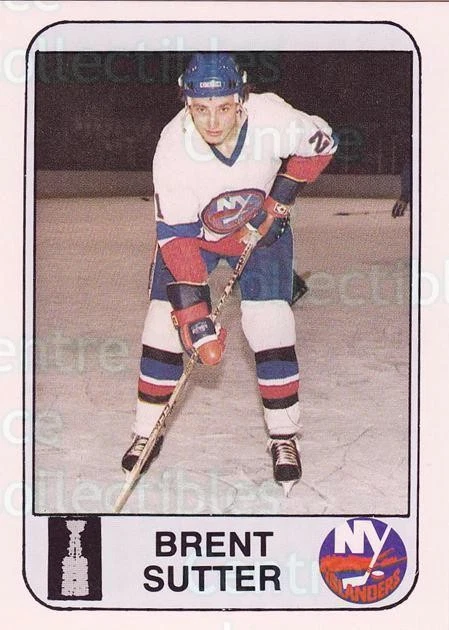 1983-84 New York Islanders News #12 Brent Sutter - Image 1 of 1