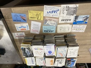 Lot Over 1000 Ham Radio Vintage Cards - Picture 1 of 5
