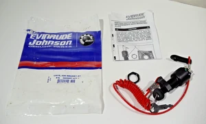 Interruptor de llave de encendido Evinrude BRP y cordón de seguridad 5005801 NUEVO STOCK ANTIGUO - Imagen 1 de 2