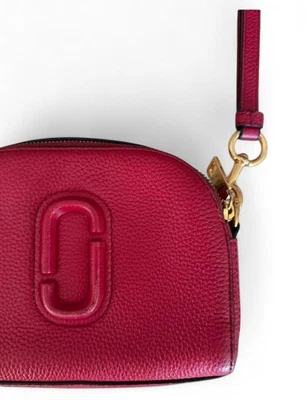 Bolsa tiracolo Marc Jacobs couro borgonha - Imagem 1 de 4