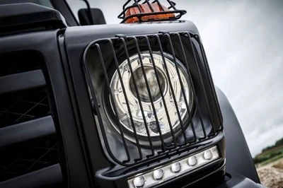 Grelhas de proteção de farol ajuste direto 2x para Mercedes Benz G W463 PRETO - Imagem 1 de 4