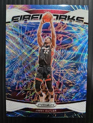2024-25 Panini Prizm Fireworks Prizms White Wave #16 Jimmy Butler /20 Miami Heat - Image 1 of 2