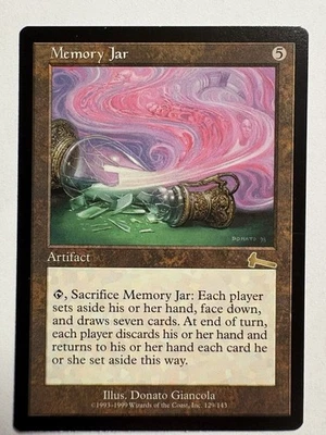 Memory Jar Urza's Legacy MTG Magic the Gathering Card NM - Image 1 of 2
