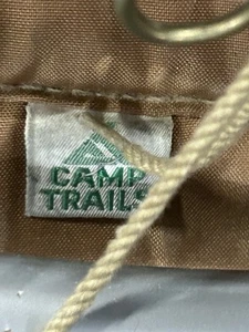 Mochila vintage con marco de metal y senderismo camping lona original - Imagen 1 de 4
