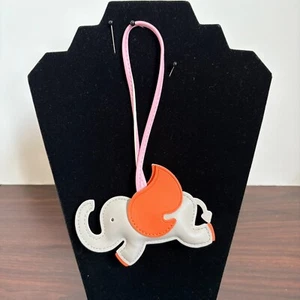 Elephant Bag Charm Dumbo Pegasus Bag Charm Grey/Orange/Pink New - Picture 1 of 4