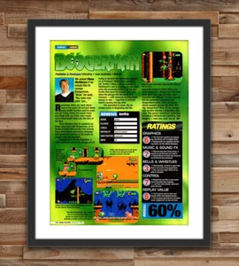 Boogerman Sega Genesis Glossy Review Poster Unframed G2651 - Picture 1 of 4