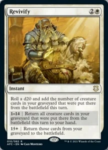 MTG - REVIVIFY - Forgotten Realms Commander (R) - Picture 1 of 1