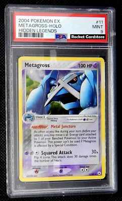 Pokemon Metagross Holo English 11/101 EX Hidden Legends PSA 9 Mint - Bild 1 von 2