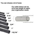 Braided Split Sleeving Wire Loom Tubing Cable insulated Sleeve Cord Protector