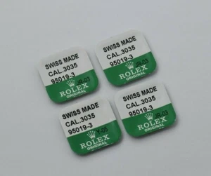 Genuine Rolex 3035 95019-3 Cap Jewel Balance Upper Lower ( 3 ) Brand New Unused - Picture 1 of 2