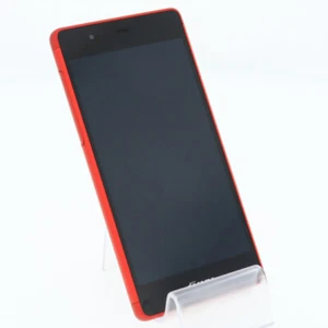 FUJITSU Arrows Be F-05J DOCOMO Metal Frame Slim Tough Android Phone Unlocked RED - Picture 1 of 11